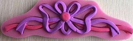 Silicone  Mould Bow Border