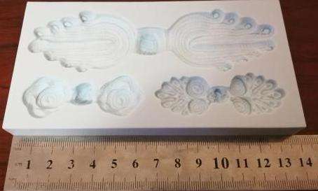 Chinese dress embellishments silicone mould