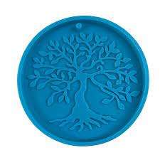 Silicone Mould Resin Tree Keyring