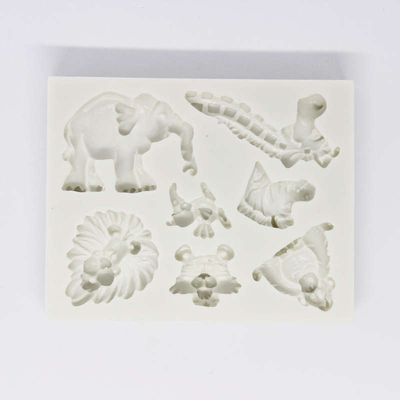 Silicone Mould Safari Wild Animals