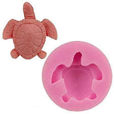 Turtle tortoise silicone mould, 3.5x3.4cm