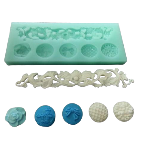 Brooch Border Silicone mould