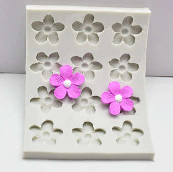 Blossom flowers silicone mould
