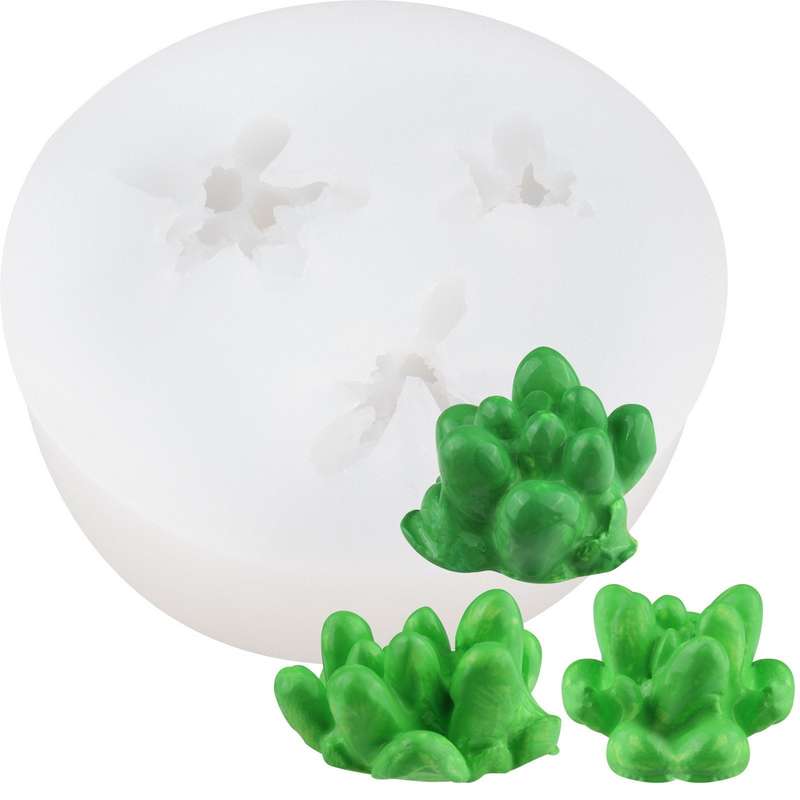 Succulent silicone mould size of mould 8cm L