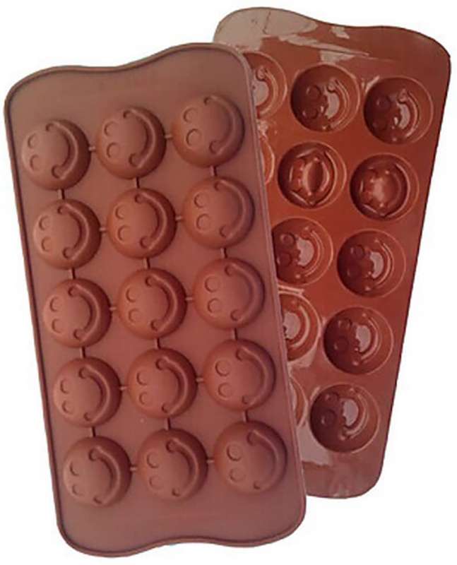 Nr99 Silicone mould Chocolate Smiley Face