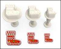 RP10136 Pastime Christmas Sock Plunger Cutter Set
