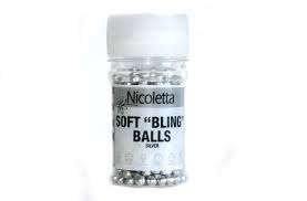 Nicoletta Silver Soft Bling Balls