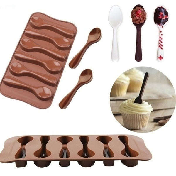 Small Silicone Mould Chocolate Spoons