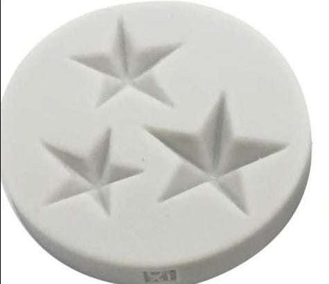 Star silicone mould, big star 2.6cm, small star 2cm