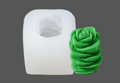 Silicone Fondant Mould 3D Succulent 1.5cm F