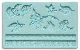 Flower sugar paste silicone mould. A