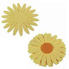 Sunflower plastic cutter set, 9cm, 6cm, 4.5cm