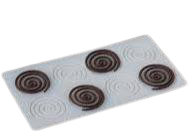 Chocolate Transfer swirl Silicone mould