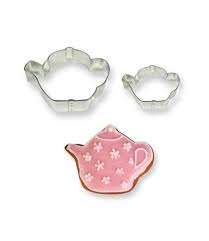 PME Metal Cookie Cutter Teapot Set
