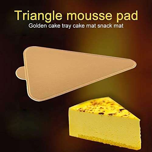 Cardboard gold mousse mat, 100 piece