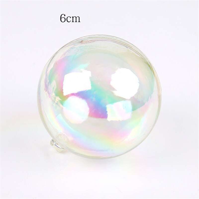 Cake Topper Sphere Transparent 5pcs 6cm