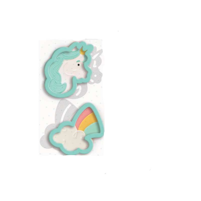 Sweet  cookie cutter Unicorn Rainbow