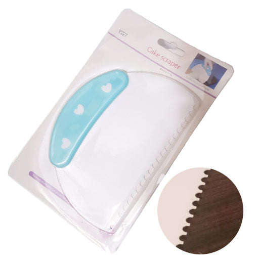 Plastic cake scraper 14.5x10.5cm Y227
