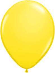 Party Balloon Yellow 10pcs