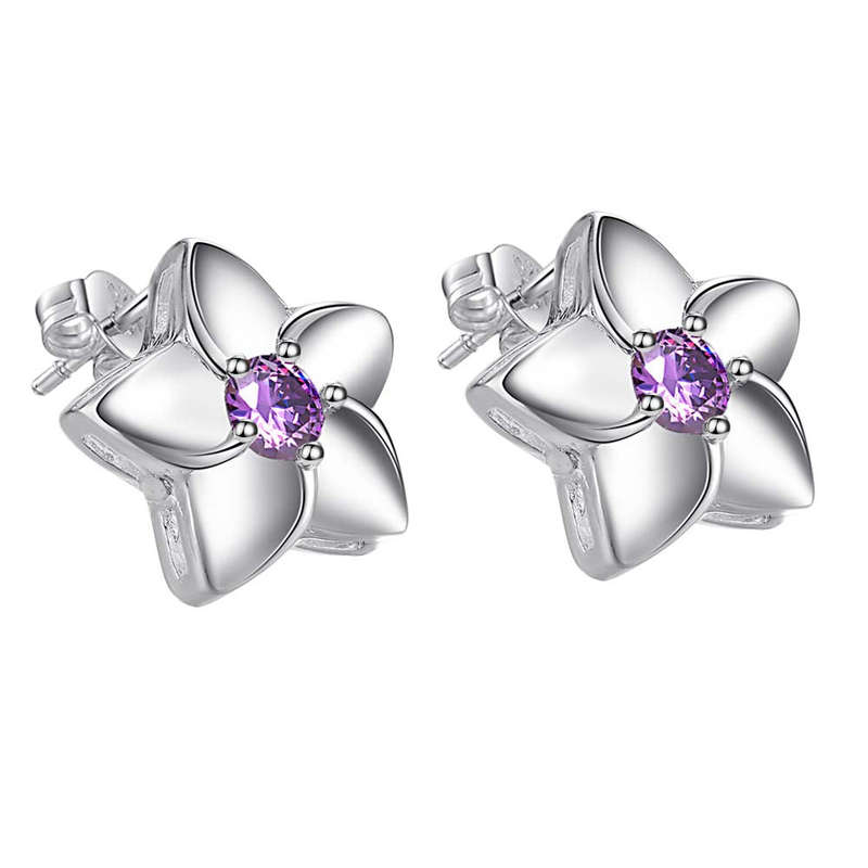 Silver Earrings LSE192 - 0.9*1.1