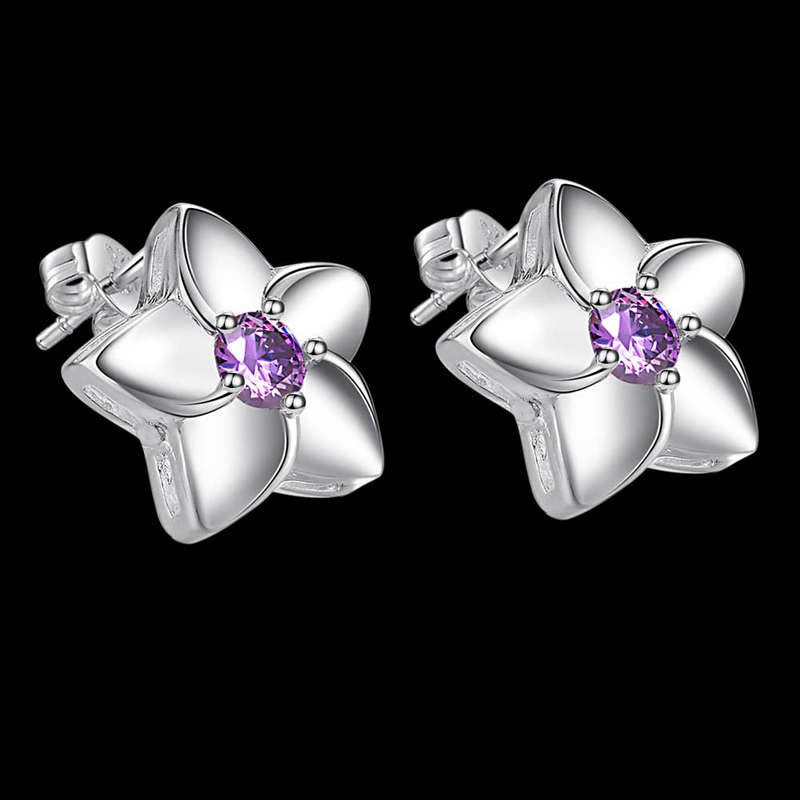Silver Earrings LSE192 - 0.9*1.1