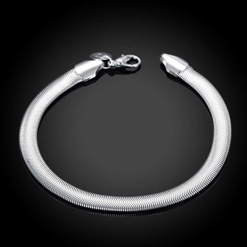 Lucky Silver - Silver Designer Herringbone Bracelet - LOCAL STOCK