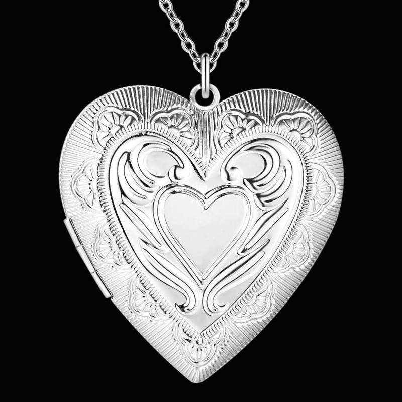 Silver Necklace LSN1450 - 4*4.3