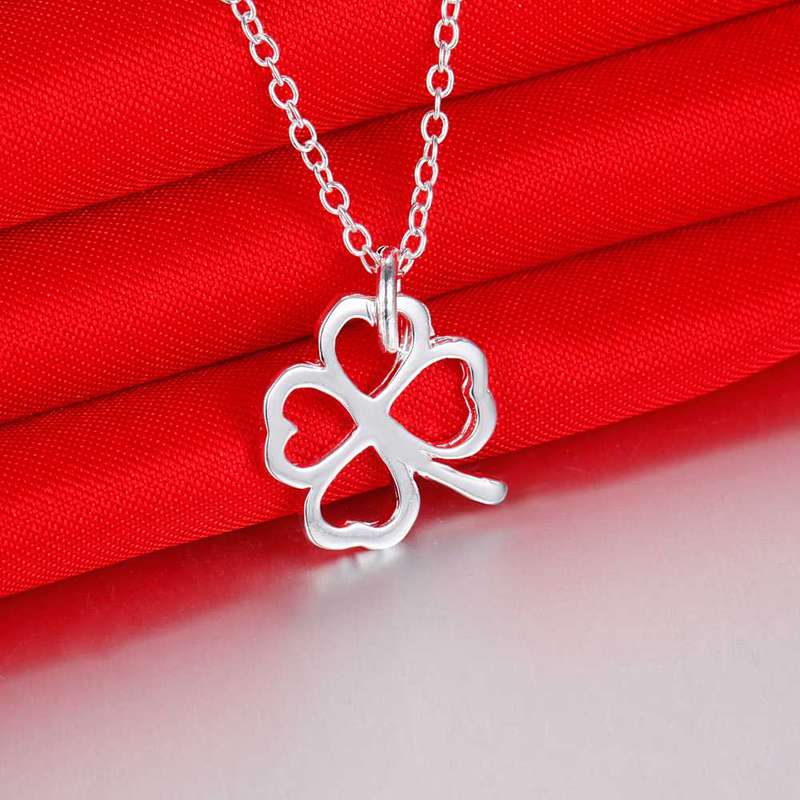 Silver Necklace LSN683 - 1.5*1.7