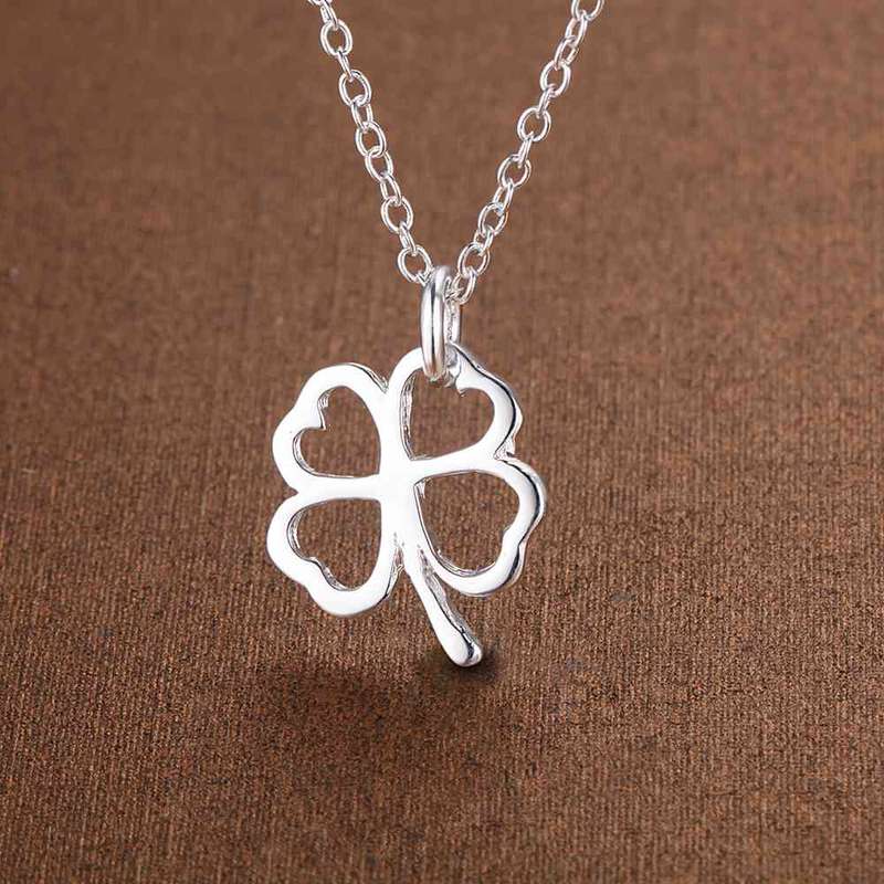 Silver Necklace LSN683 - 1.5*1.7