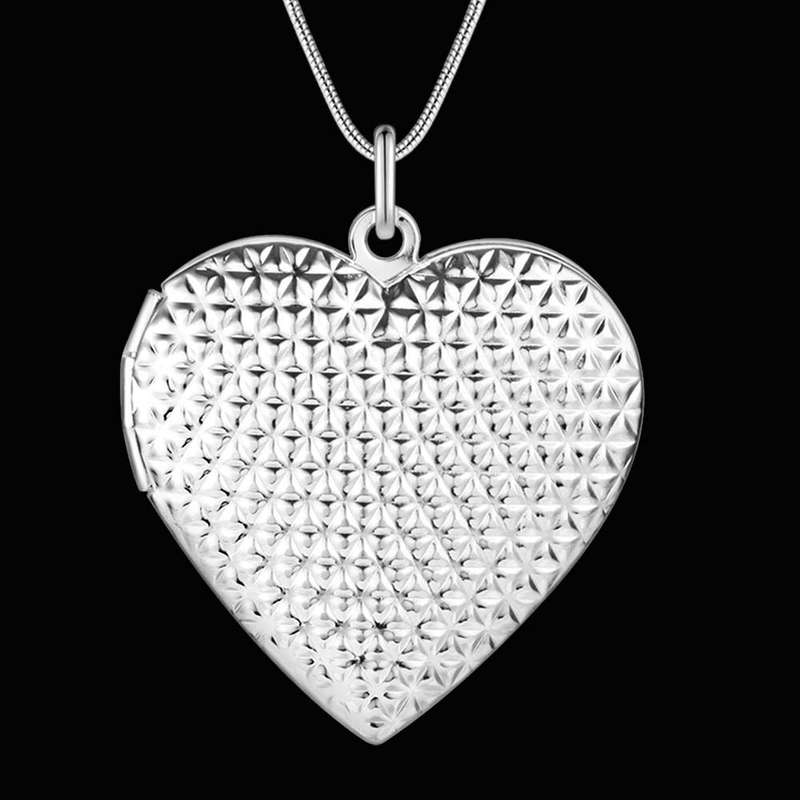 Silver Necklace LSN730 - 2.9*2.9