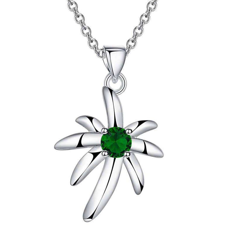 Silver Necklace LSN858 - 1.8*3