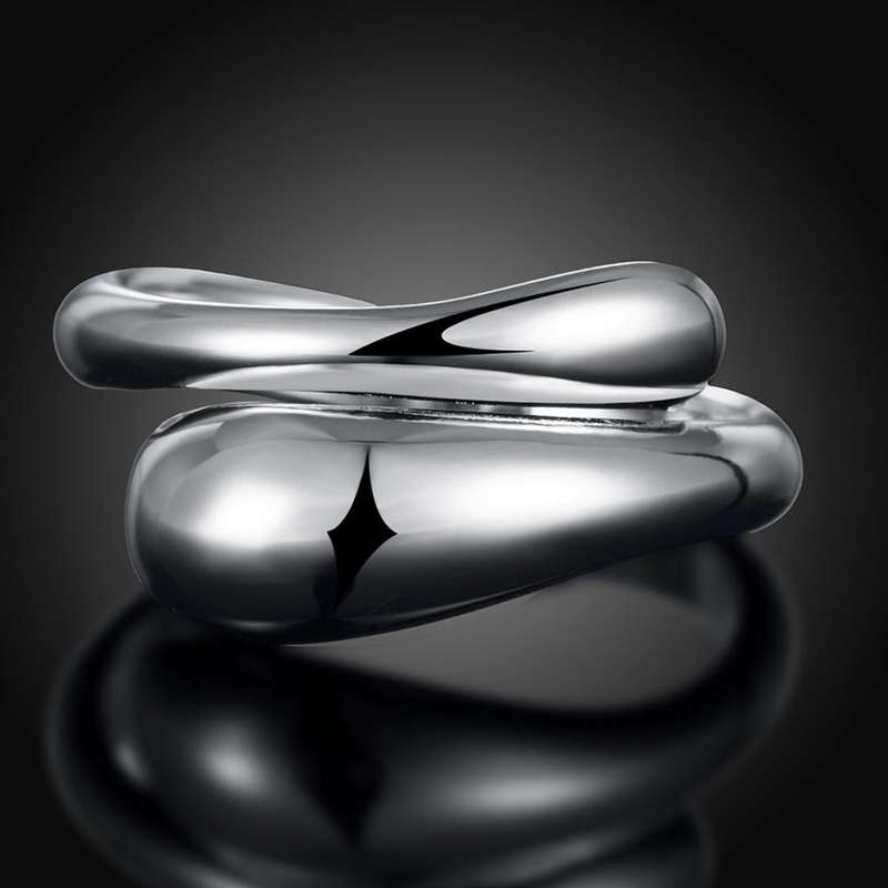 Lucky Silver - Silver Designer Swirl Ring - LOCAL STOCK - LSR012
