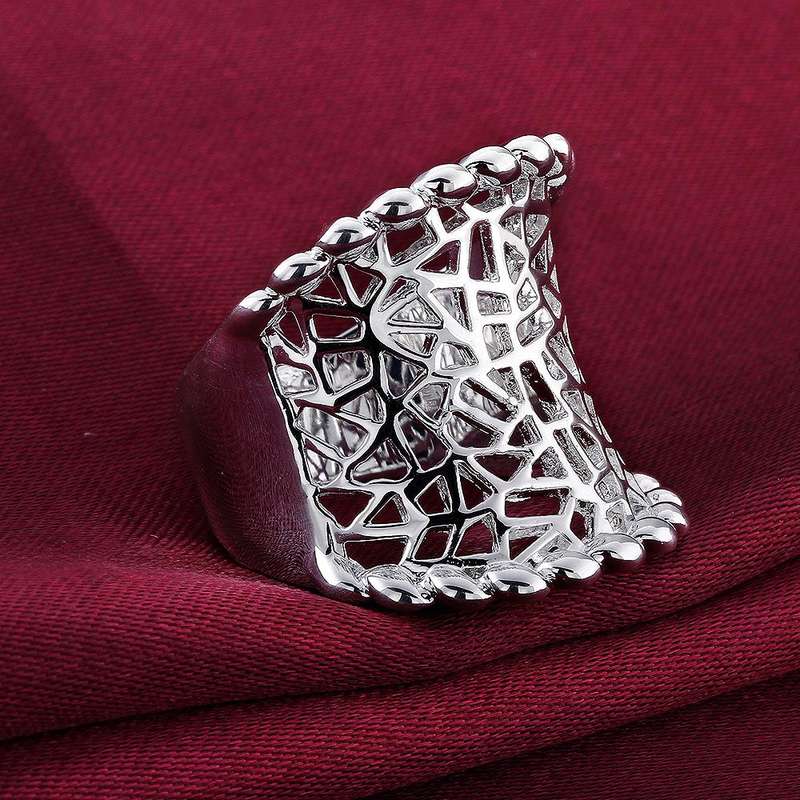 Lucky Silver - Silver Designer Wed Ring - LOCAL STOCK