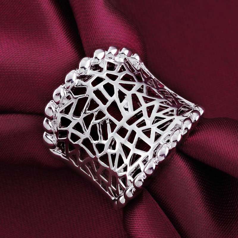 Lucky Silver - Silver Designer Wed Ring - LOCAL STOCK
