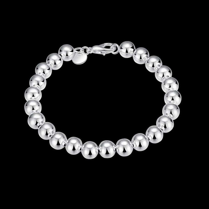 Lucky Silver - Silver Designer Hollow Ball Bracelet - LOCAL STOCK - LSH126