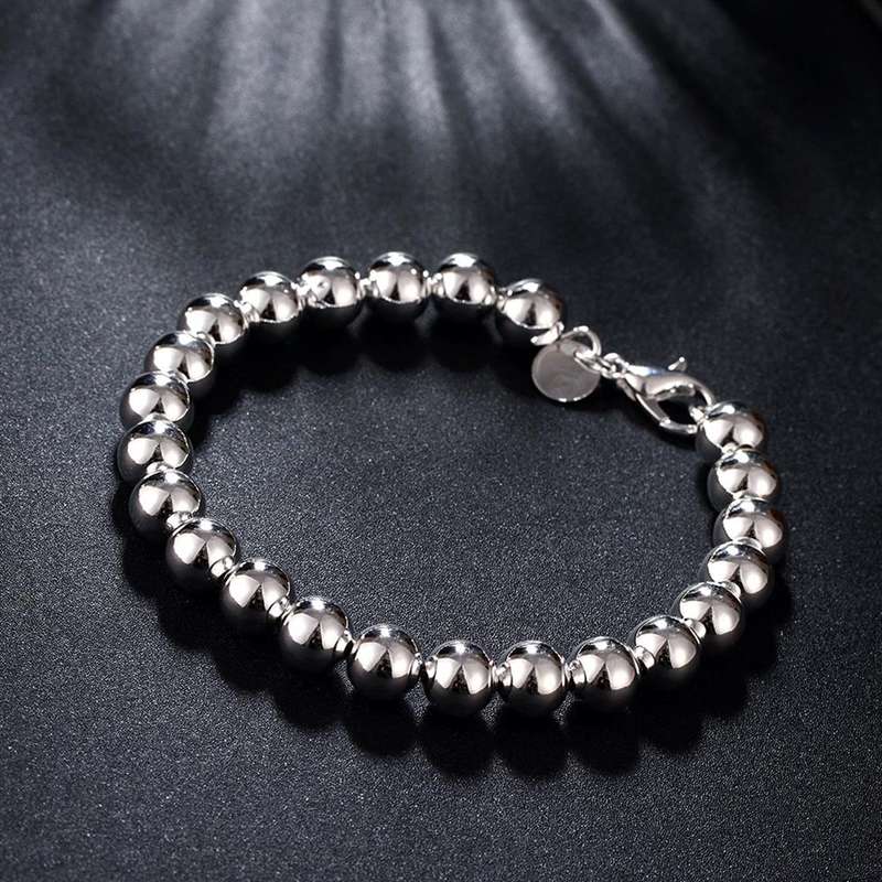 Lucky Silver - Silver Designer Hollow Ball Bracelet - LOCAL STOCK - LSH126