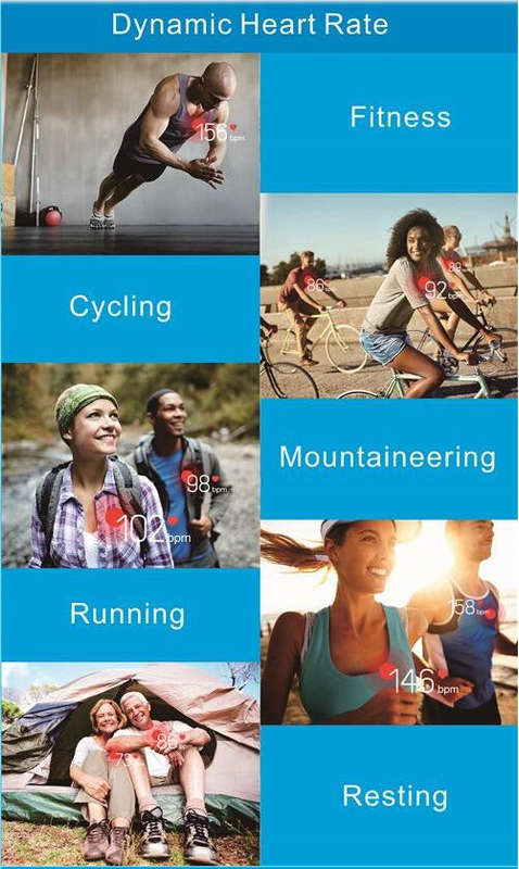 ****NEW!!!****  HEART RATE HEALTH FITNESS SMARTWATCH/BRACELET/TRACKER - Blue
