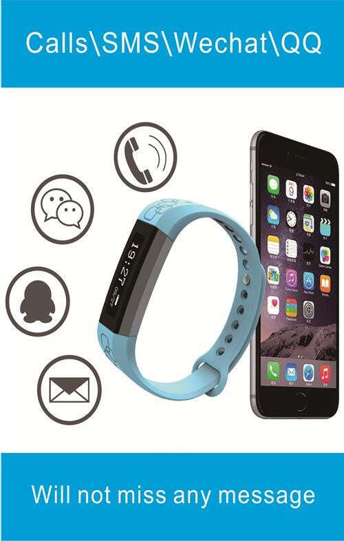 ****NEW!!!****  HEART RATE HEALTH FITNESS SMARTWATCH/BRACELET/TRACKER - Blue