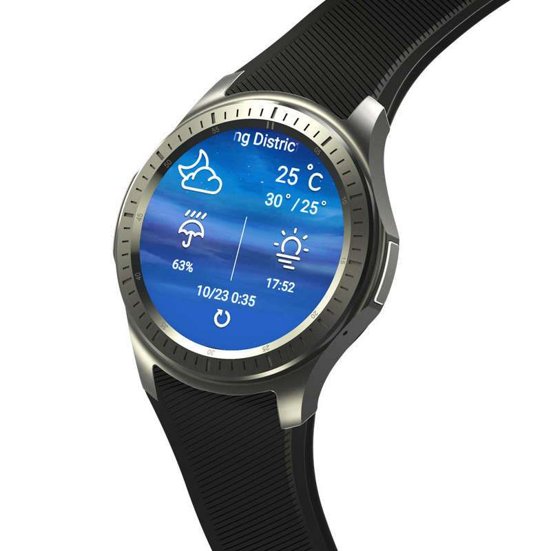**REAL ANDROID** 5.1 3G Smartwatch-Phone MTK6580 1.3GHz Quad Core 8GB ROM With Pedometer