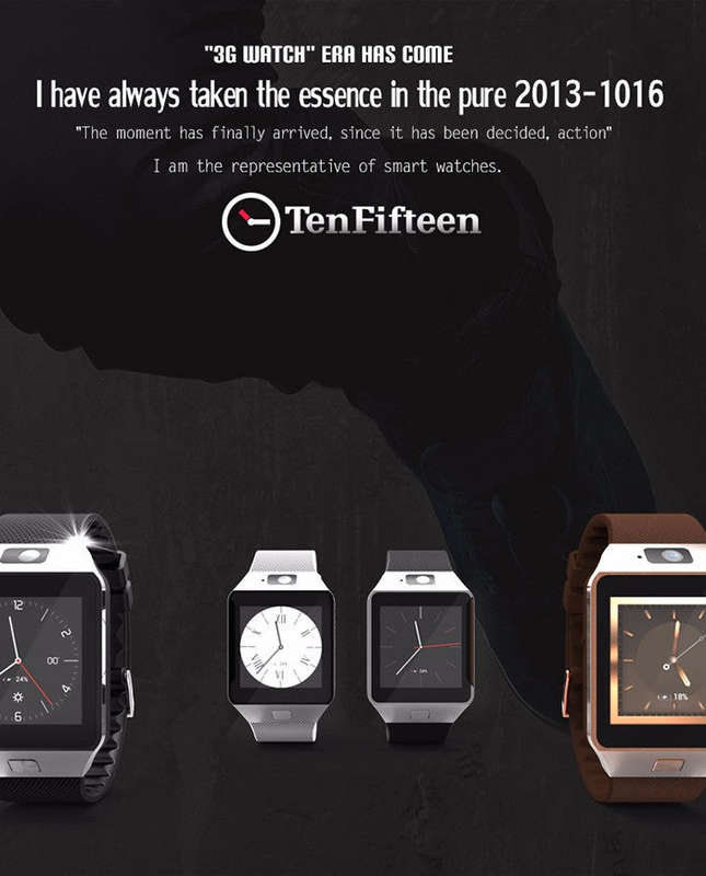 FBQW09 Full Android 3G/WiFi Smartwatch-Phone - Silver