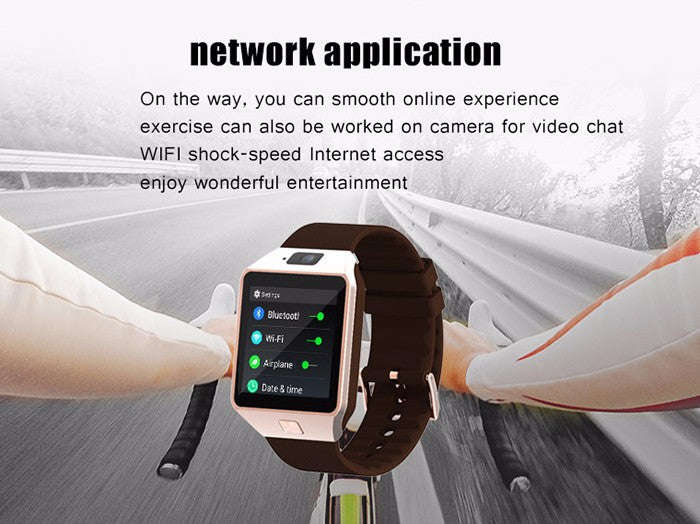 FBQW09 Full Android 3G/WiFi Smartwatch-Phone - Silver