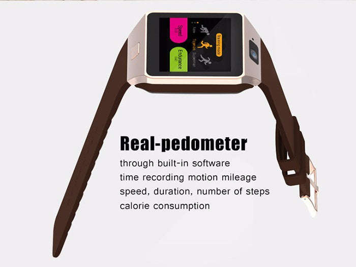 FBQW09 Full Android 3G/WiFi Smartwatch-Phone - Silver