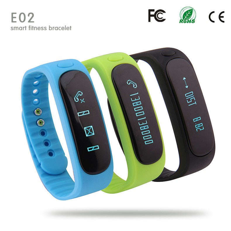 Bluetooth Smart Bracelet/Fitness Tracker - Black