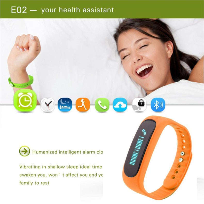 Bluetooth Smart Bracelet/Fitness Tracker - Black
