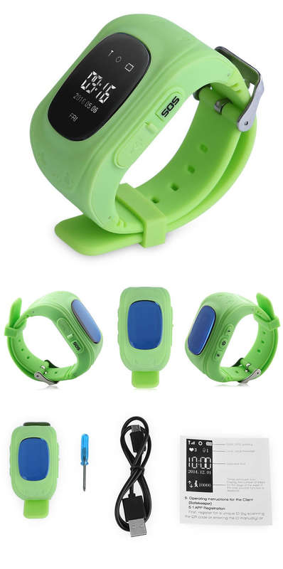 Kids' Bluetooth GPS Tracking Smart Watch - Pink