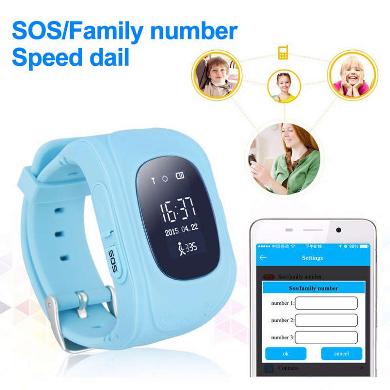 Kids' Bluetooth GPS Tracking Smart Watch - Pink