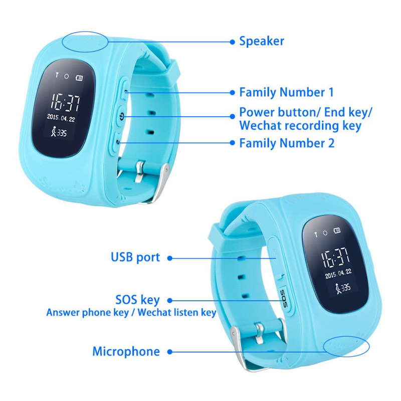 Kids' Bluetooth GPS Tracking Smart Watch - Pink