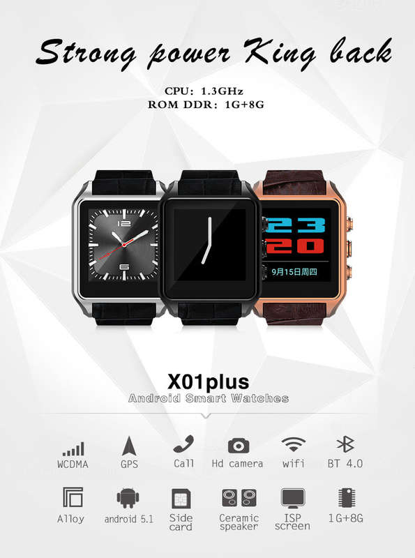 **SPECIAL!** FBX01Plus Full Android 3G/WiFi Smartwatch-Phone