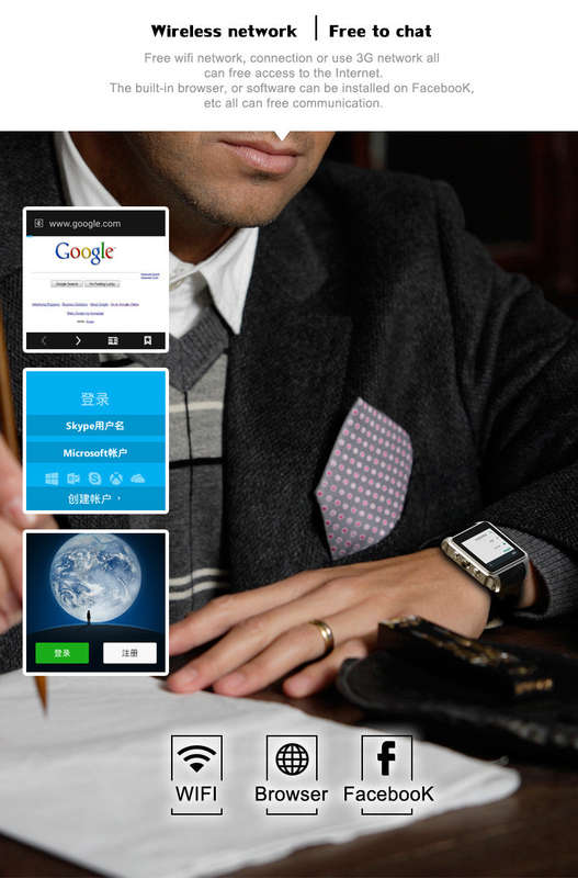 **SPECIAL!** FBX01Plus Full Android 3G/WiFi Smartwatch-Phone