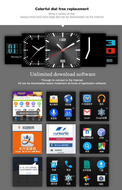 **SPECIAL!** FBX01Plus Full Android 3G/WiFi Smartwatch-Phone